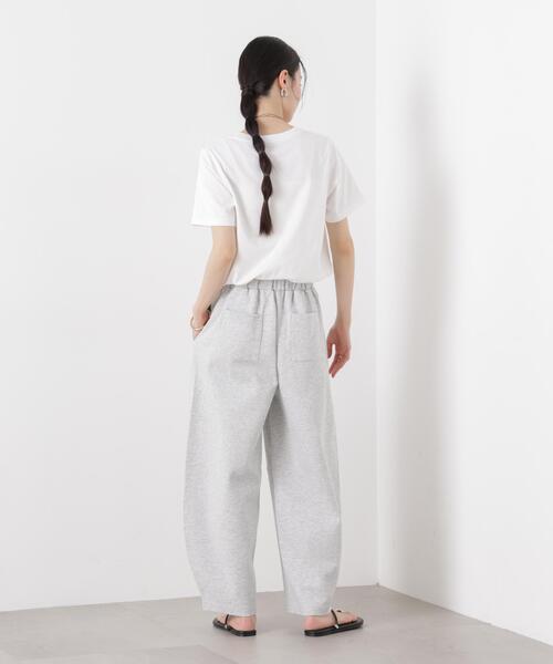 ワイドパンツ パンツ 接触冷感ダンボールカットカーブシルエットパンツ(セットアップ可) レディースの画像