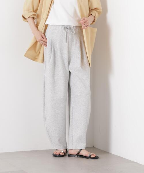 ワイドパンツ パンツ 接触冷感ダンボールカットカーブシルエットパンツ(セットアップ可) レディースの画像
