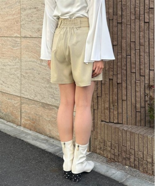 「axes femme POETIQUE」 ショートパンツ MEDIUM ブラック レディース_画像3