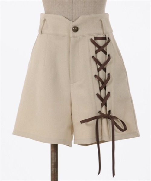 「axes femme POETIQUE」 ショートパンツ MEDIUM ブラック レディース_画像4
