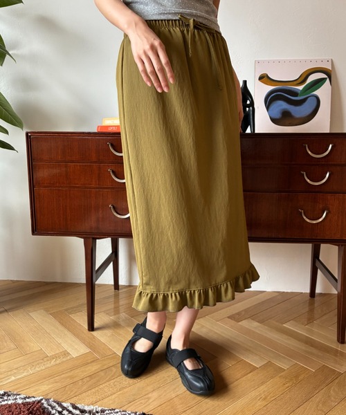 FUULLY STUDIO スカート フリルミディスカート : ZOZOTOWN Yahoo!店