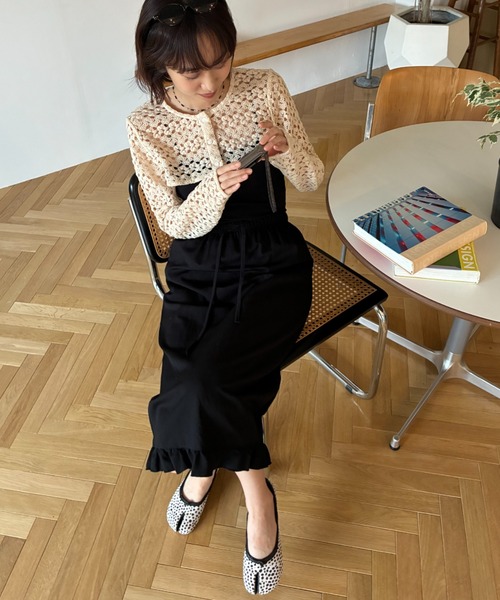 FUULLY STUDIO スカート フリルミディスカート : ZOZOTOWN Yahoo!店