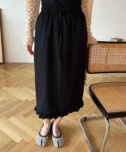 FUULLY STUDIO スカート フリルミディスカート : ZOZOTOWN Yahoo!店