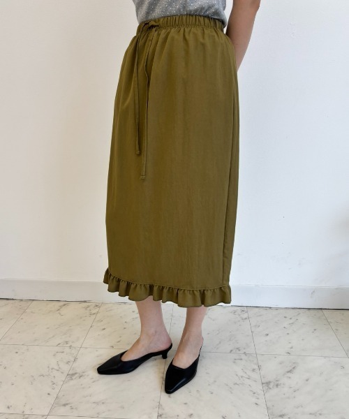 フェイフリルミディスカート FUULLY STUDIO スカート 夏 フリルミディスカート : ZOZOTOWN Yahoo!店