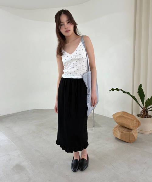 FUULLY STUDIO スカート フリルミディスカート : ZOZOTOWN Yahoo!店
