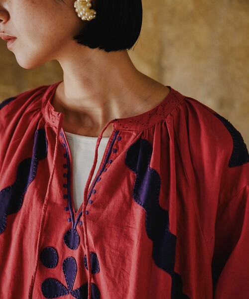 「Freada」 長袖ワンピース ONE SIZE ブラック レディース_画像2