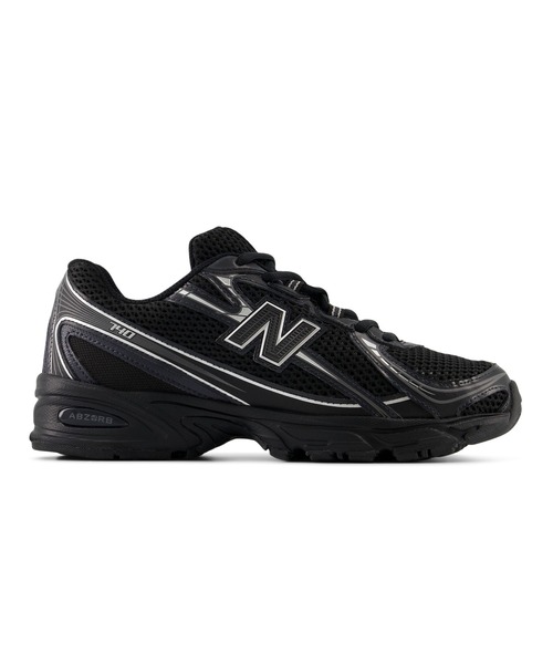ニューバランス 新品　タグ付き　厚底スニーカー　ブラック　24.0 New Balance（ニューバランス） スニーカー 740 メンズ レディース