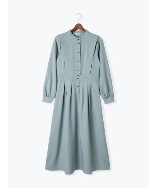 「Te chichi TERRASSE」 長袖ワンピース F ネイビー レディース_画像8