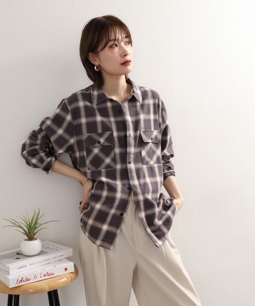 「BIG MIKE」 長袖シャツ 2XL ブルー メンズ_画像3