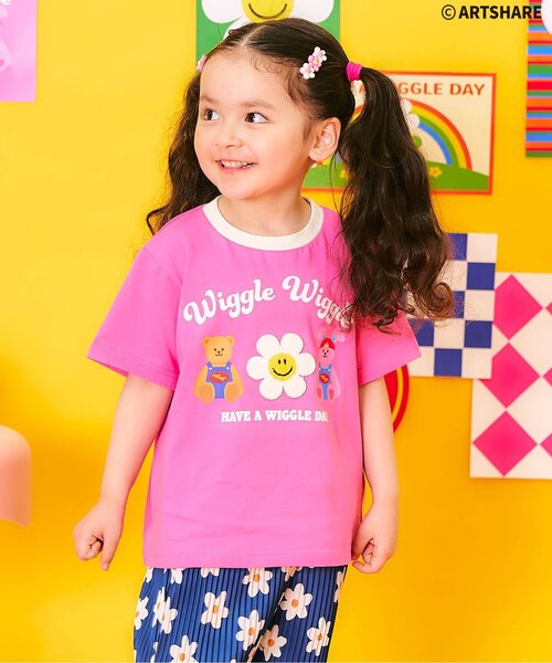 wiggle wiggle tシャツ WIGGLE WIGGLE 4柄Tシャツ キッズ 子供服