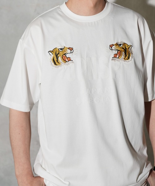 TAION（タイオン） tシャツ TIGER EMB SS TEE 「JAPAN SPECIAL
