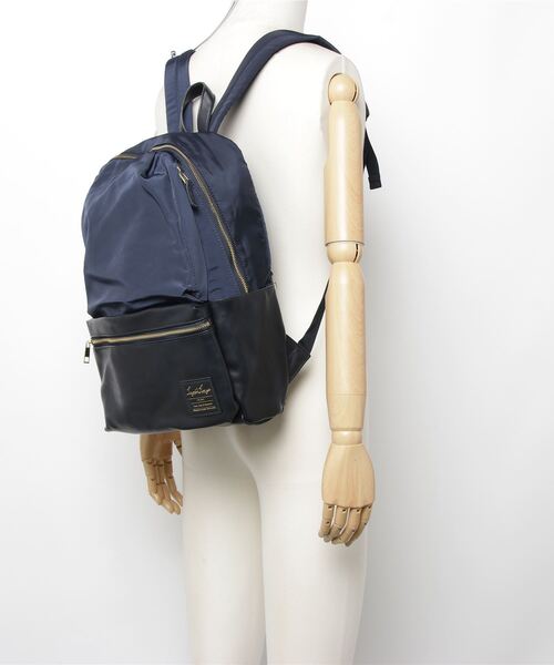 「Legato Largo」 リュック ONESIZE ネイビー レディース_画像9