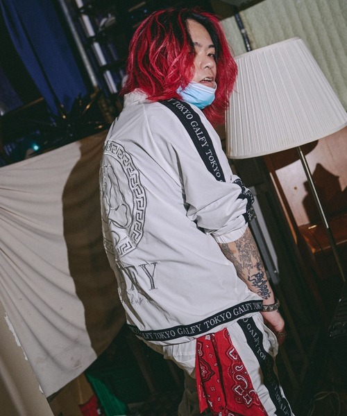 GALFY（ガルフィー） セットアップ 成金SET UP/ロゴライン ナイロン