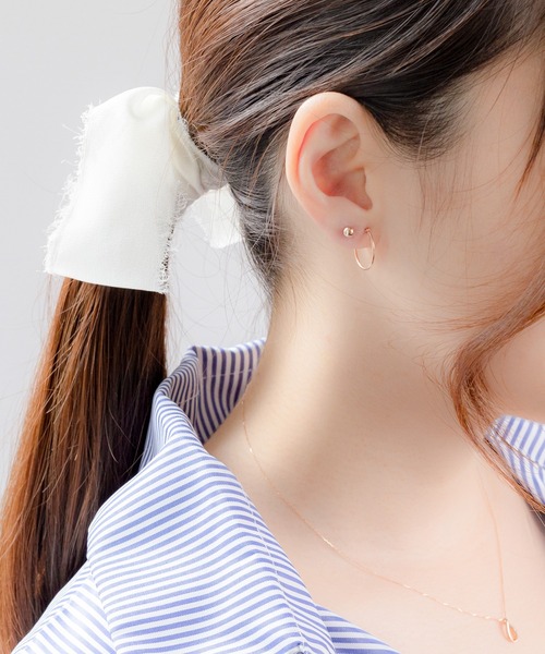 ESTELLE（エステール） ピアス K18 ピンクゴールド ピアス （4mm