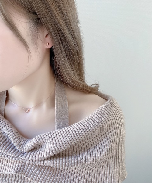 ESTELLE（エステール） ピアス K18 ピンクゴールド ピアス （4mm