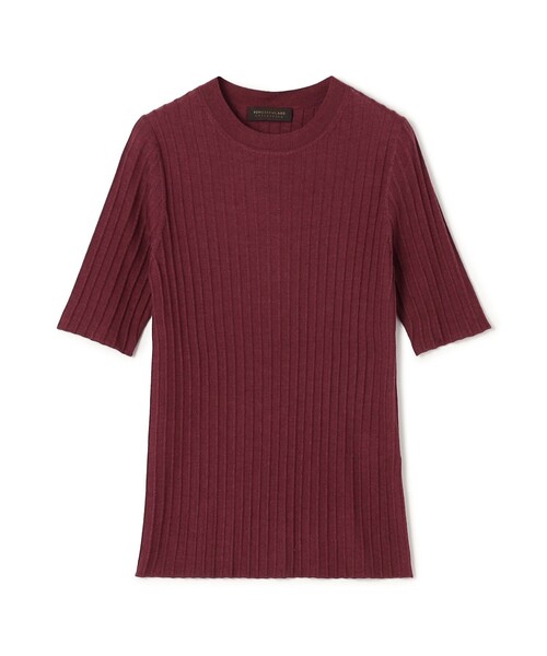 TOMORROWLAND collection ニット セーター カシミヤシルクリブ ハーフ