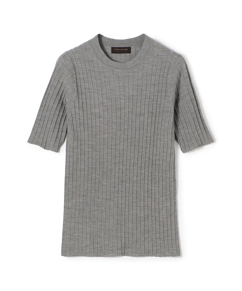 TOMORROWLAND collection ニット セーター カシミヤシルクリブ ハーフ