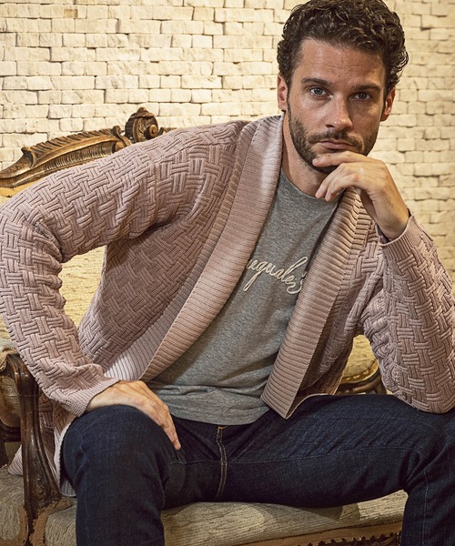 独特な 送料無料 カーディガン 1piu1uguale3 Relax ウノピゥウノウグァーレトレ デザイン編みショールカラーニットカーディガン トップス メンズファッション ファッション 12 573 Www Jesuitnola Org