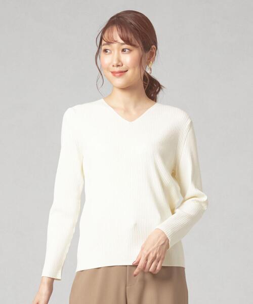 大得価格安 ニット <closet story(クローゼットストーリー)>リブ Vネックニット -ウォッシャブル- ZOZOTOWN PayPayモール店 - 通販 - PayPayモール 超激安特価