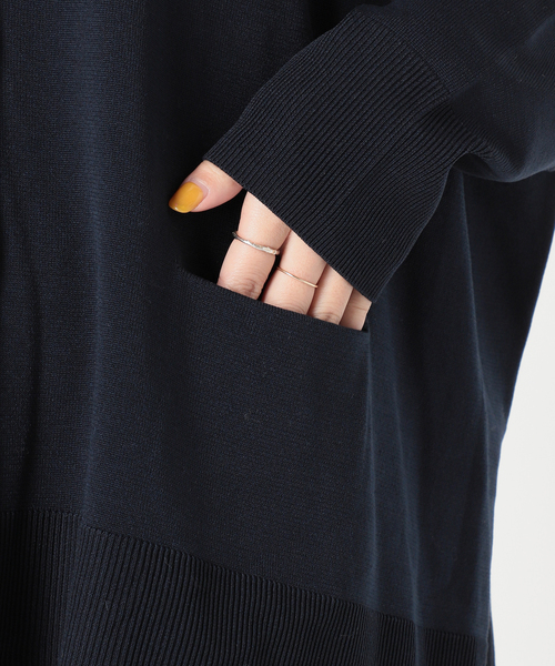 IENA（イエナ） カーディガン ストレッチキュプラVネックカーディガン