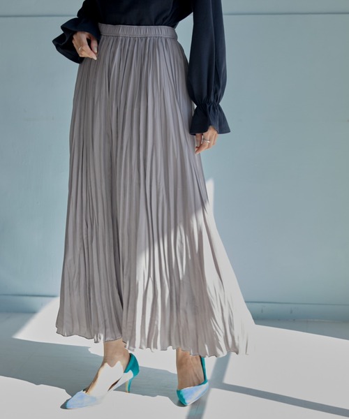 AMERI タウンランダムプリーツスカート Ameri（アメリ）の「TOWN RANDOM PLEATS SKIRT（スカート）」 - WEAR