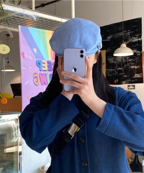 Mangrove（マングローブ） 帽子 ベレー帽 カラーハンチング レディース