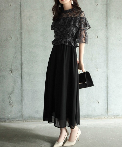 Amazon | [EightSTAR Dress] パーティードレス ワンピース