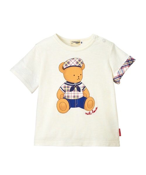 MIKI HOUSE tシャツ ミキハウスベア 半袖Tシャツ キッズ 子供服