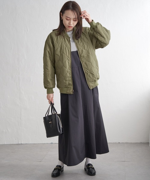 ikka（イッカ） ma1 ma-1 2WAYキルトMA-1 レディース : ZOZOTOWN Yahoo