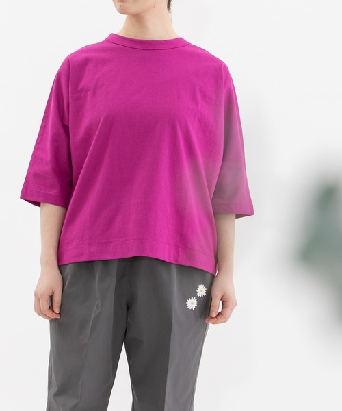 nop de nod（ノップドゥノッド） tシャツ 半袖 Cloche USコットン5分袖