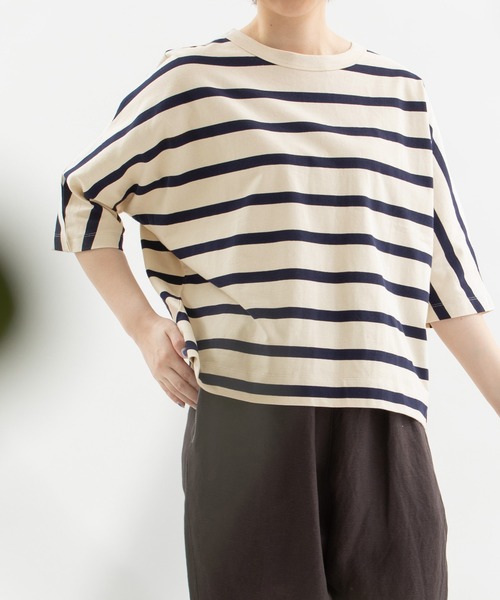 tシャツ Cloche USコットン5分袖Tシャツ レディース Cloche USコットン5分袖Tシャツ（Tシャツ/カットソー）｜nop de