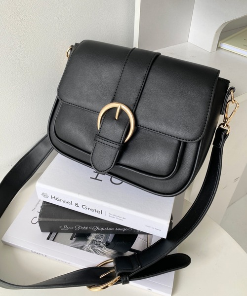 ショルダーバッグ バッグ ワイドベルトサッチェルショルダーバッグ レディース | moment+ | 19