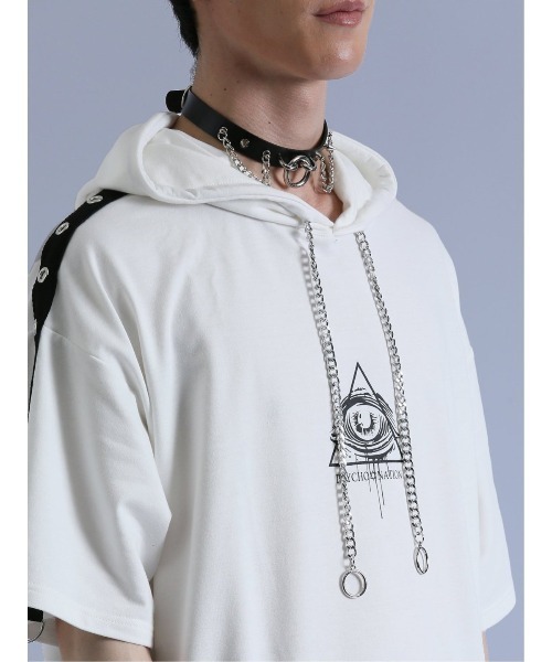 美品　ハトメロゴパーカー　S PSYCHO NATION アイコンハトメパーカー サイコネーション