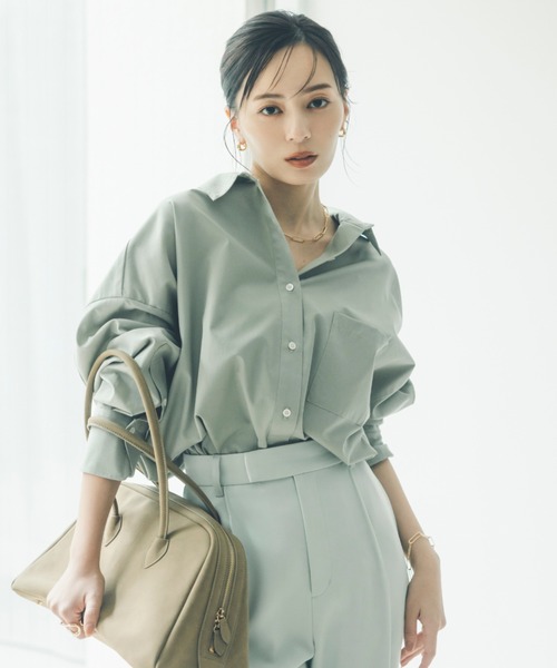 anuans新品⭐️洗える❗️定番大人気スタンダードシャツ綿コットンブラウス anuans ブラウス シャツ スタンダードシャツ レディース
