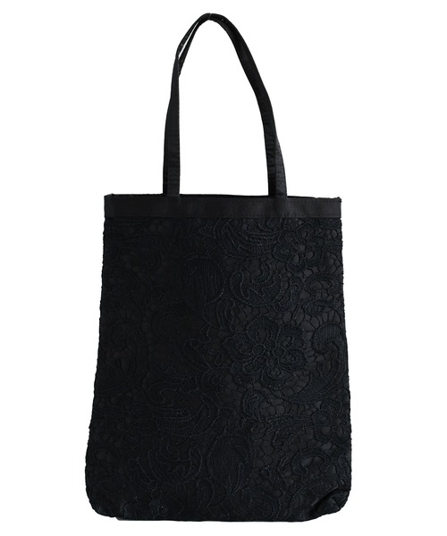 PourVous（プールヴー） トートバッグ ケミカルレースサブバッグ 結婚