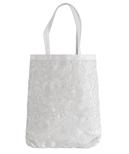 PourVous（プールヴー） トートバッグ ケミカルレースサブバッグ 結婚