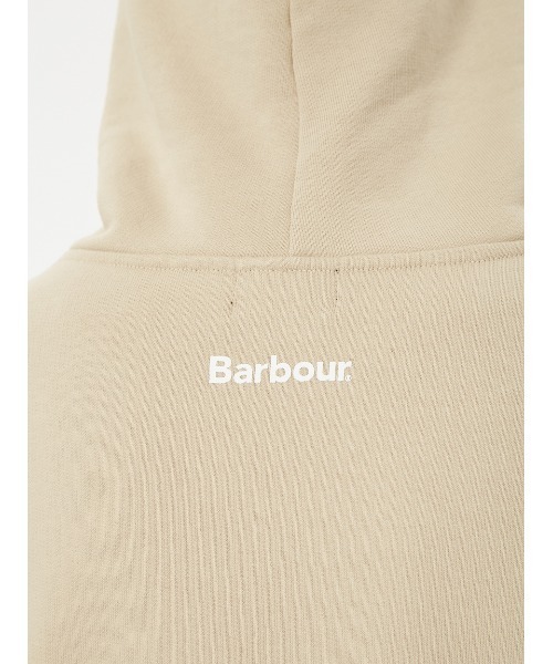 Barbour ブラウン ロゴトレーナー Barbour（バブアー） トレーナー スウェット JAPAN LIMITED” ロゴ