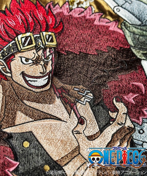 スカジャン メンズ 「ONE PIECE×絡繰魂/ワンピース×カラクリダマシイ」最悪の世代 三船長リバーシブルスカジャン｜zozo｜13