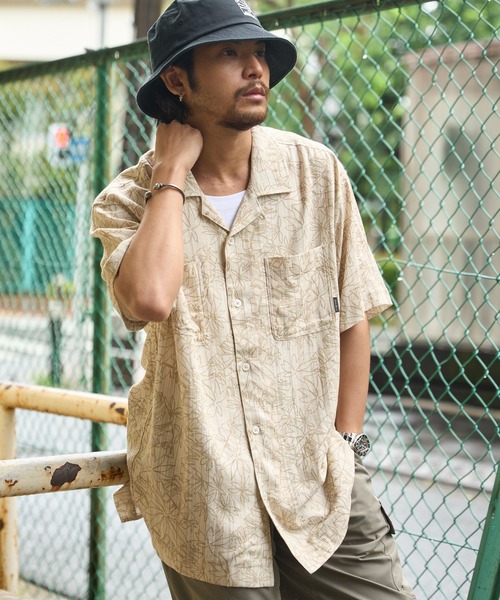 Eddie Bauer（エディーバウアー） シャツ リネン混 半袖 キャンプ