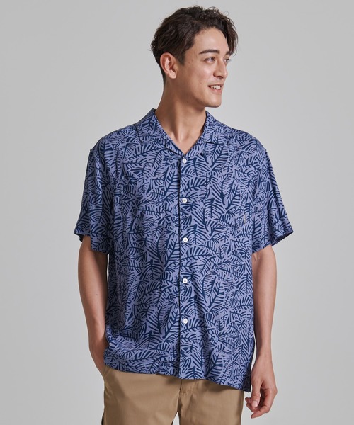 Eddie Bauer（エディーバウアー） シャツ リネン混 半袖 キャンプ