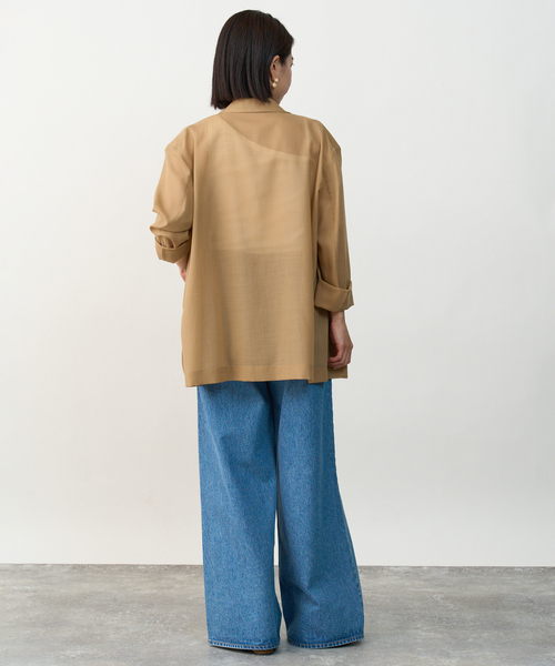 新品⭐︎ VERMEIL par iena シアーウールボイルテーラードJK