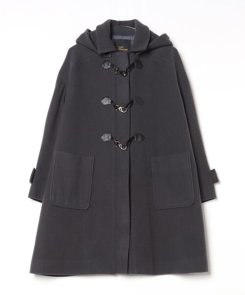 TRUNO by NOISE MAKER」 ダッフルコート FREE グレー レディース 