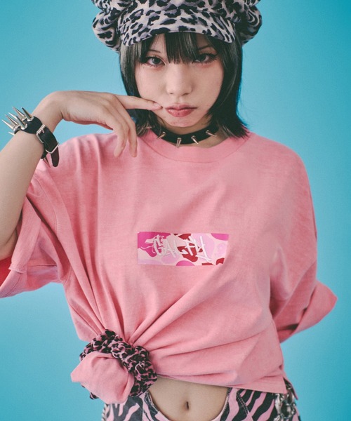 GALFY tシャツ GALFY-ガルフィーカモボックスロゴ Tee メンズ