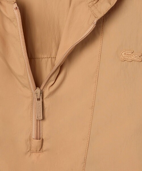 LACOSTE ウィンドウ アノラックパーカー オレンジ LACOSTE ウィンドウ
