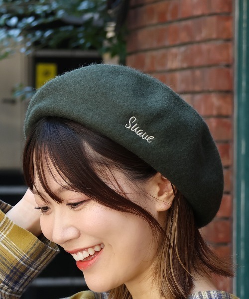 チチカカ（TITICACA） 帽子 ベレー帽 ラメ刺繍ベレー レディース