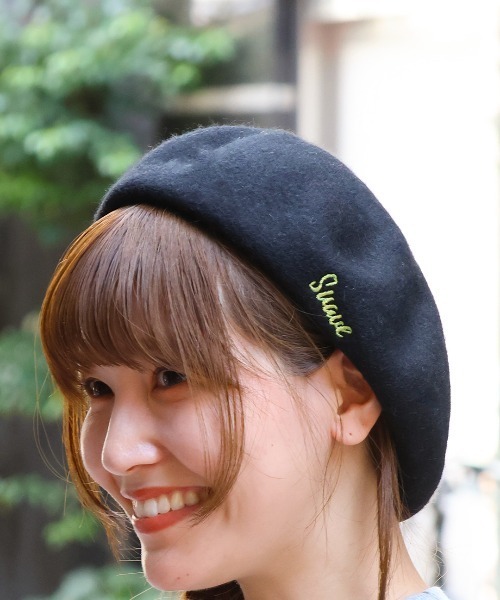 チチカカ（TITICACA） 帽子 ベレー帽 ラメ刺繍ベレー レディース