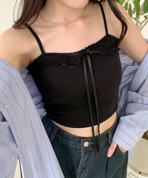 ビッグリボンキャミソール MORE self LOVE（モアセルフラブ）の「ビッグリボンキャミソール