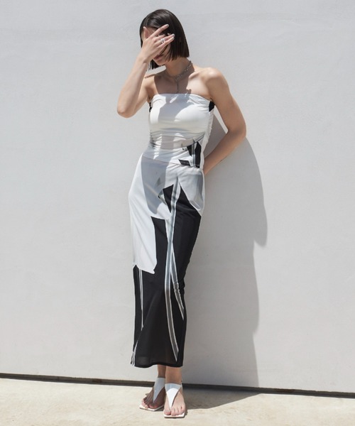 JOSE MOON スカート PRINTED SKIRT/プリンテッドスカート