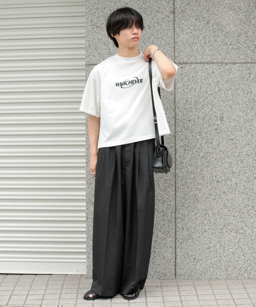 SENSE OF PLACE by URBAN RESEARCH tシャツ ロゴグラフィックボクシーT