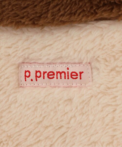p.premier ブルゾン アウター カラーブロックファーフリース